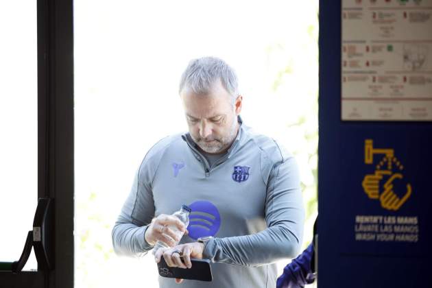Hansi Flick entrenament Barça EFE (3)