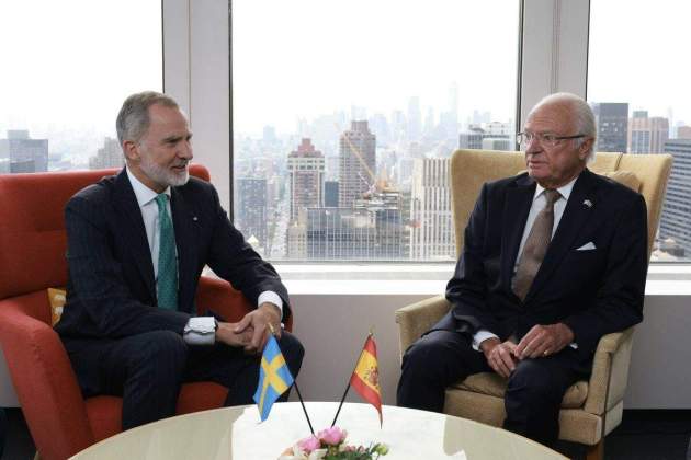 Felip VI a Nova York amb Carlos Gustavo
