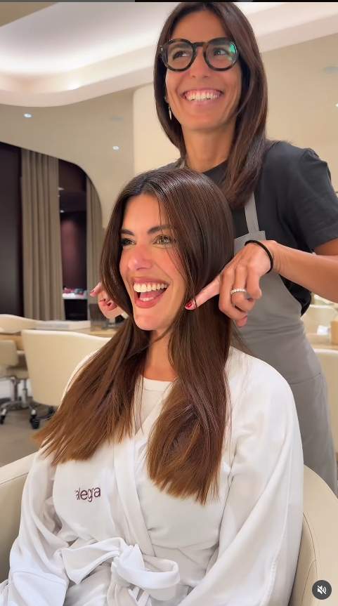 Dulceida a la perruqueria per fer se un gran canvi de look   Instagram
