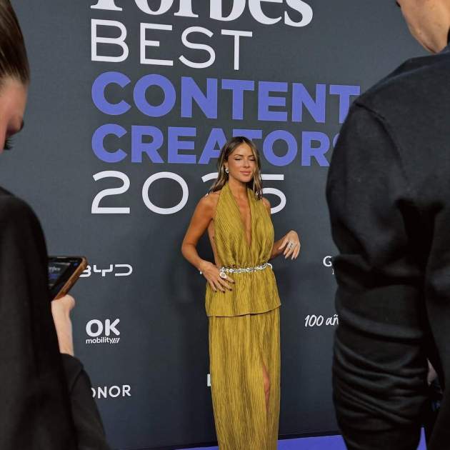 Melyssa Pinto al photocall dels Premis Forbes / Instagram
