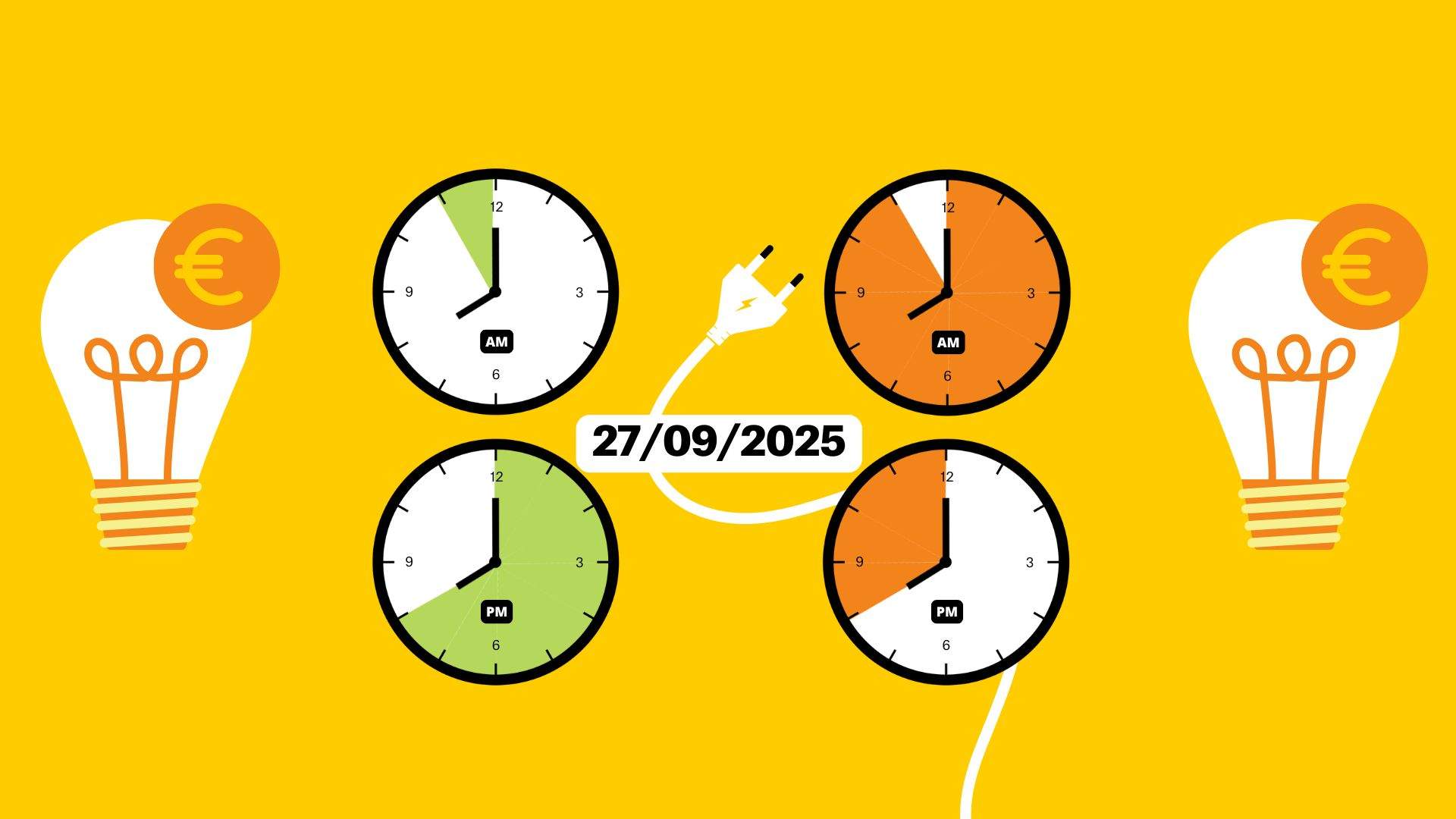 Precio de la luz de hoy, sábado 27 de septiembre, por horas: ¿cuándo es más barato poner la lavadora?