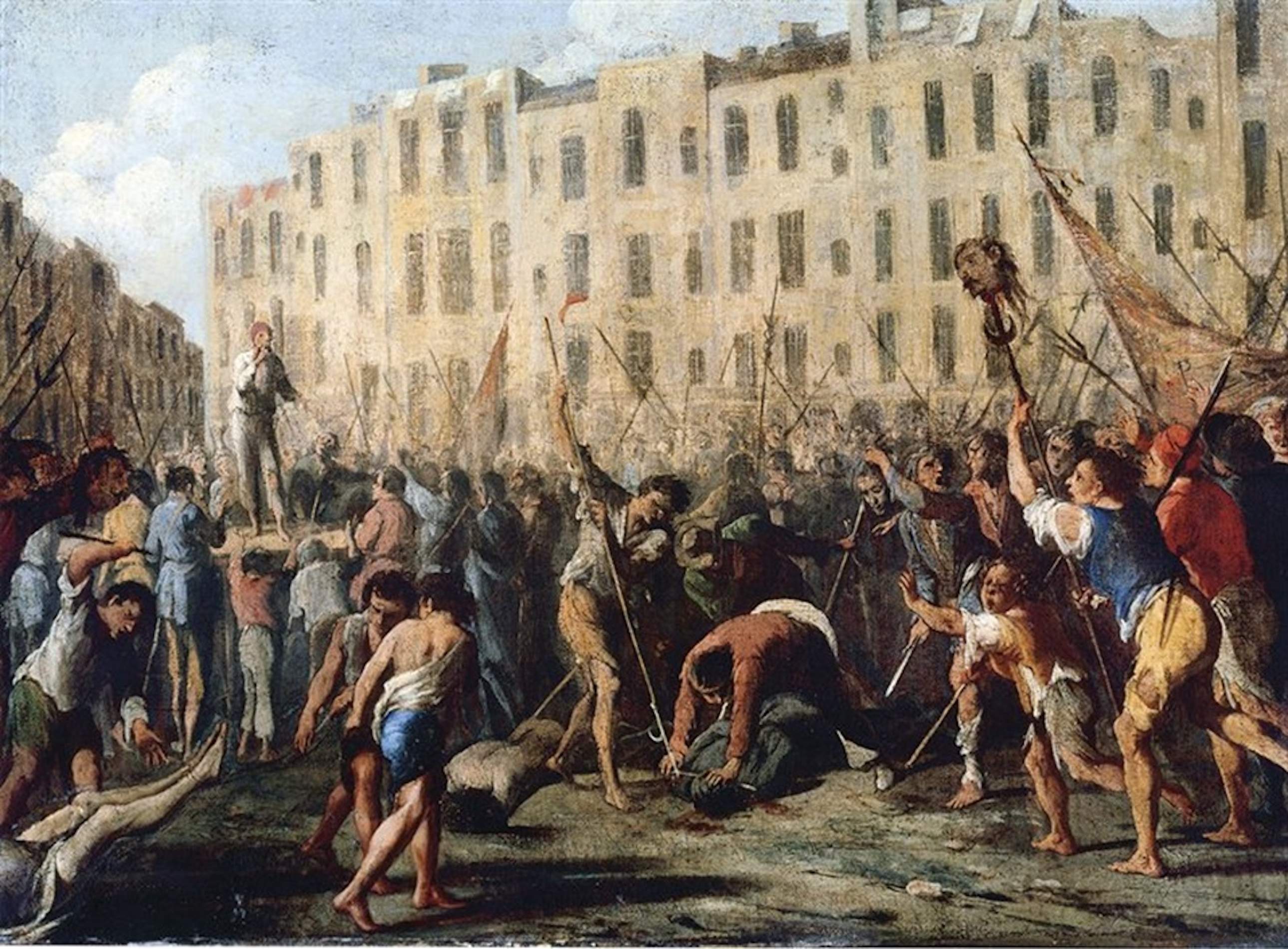 Representació moderna de la revolució napolitana (siglo XIX). Museo Nazionale San Martino. Napols