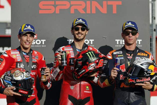 Marc Márquez Pecco Bagnaia Ducati / Foto: EFE