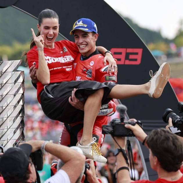 Marc Márquez Gemma Pinto / Foto: EFE