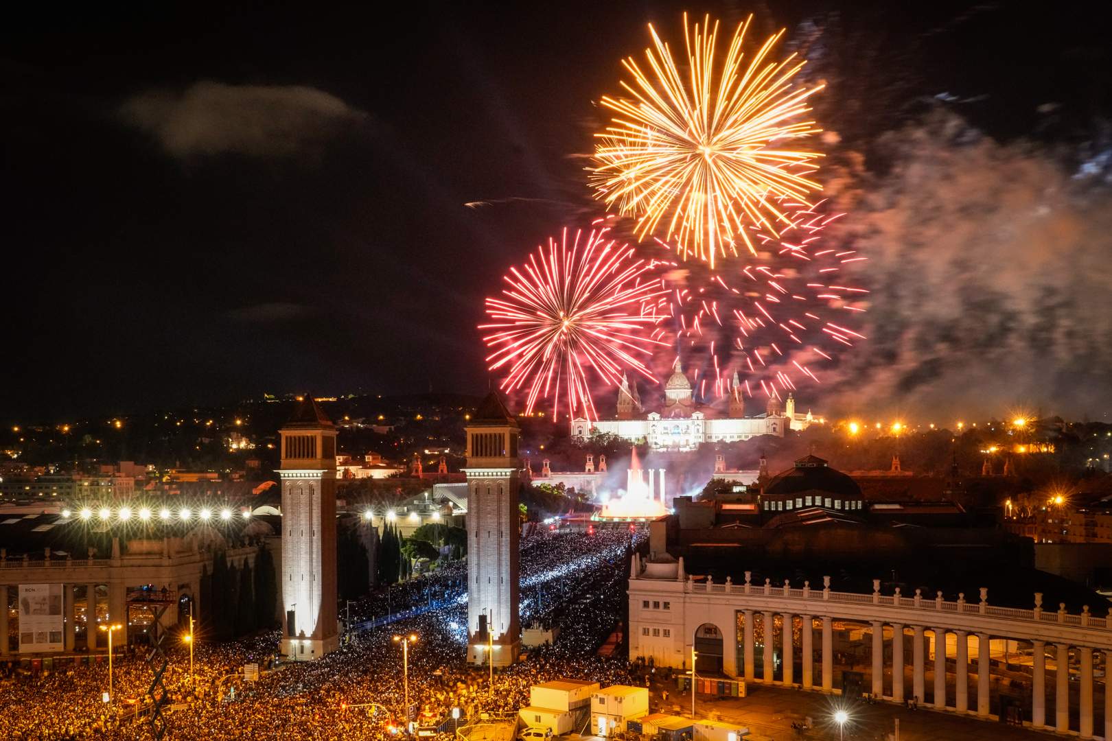 El Piromusical de la Mercè es traslladarà a la platja del Bogatell per obres a la fira de Montjuïc