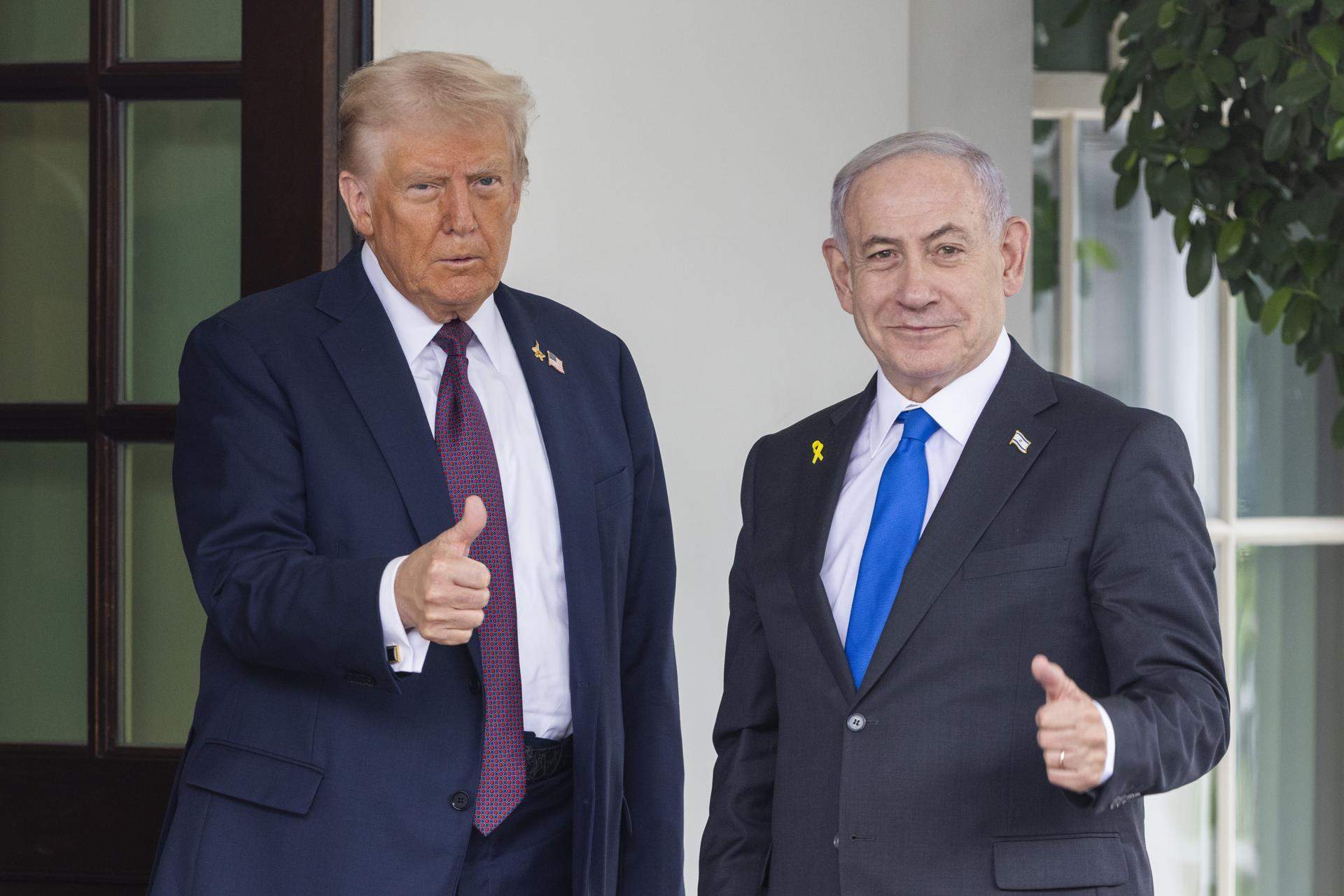 Trump y Netanyahu se reúnen en la Casa Blanca para abordar un posible alto el fuego y el futuro de Gaza