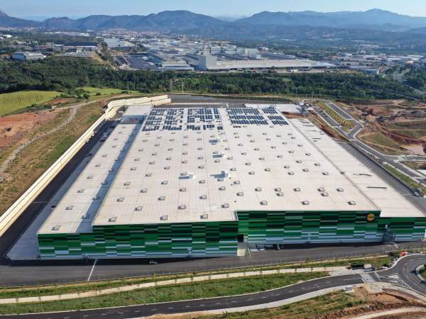 Centro logístico de Lidl en Martorell (Barcelona)