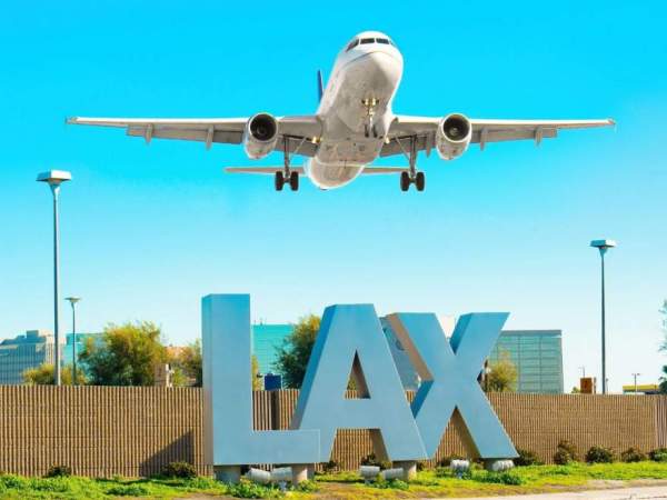 Imatge de l'aeroport de Los Angeles, als Estats Units.
