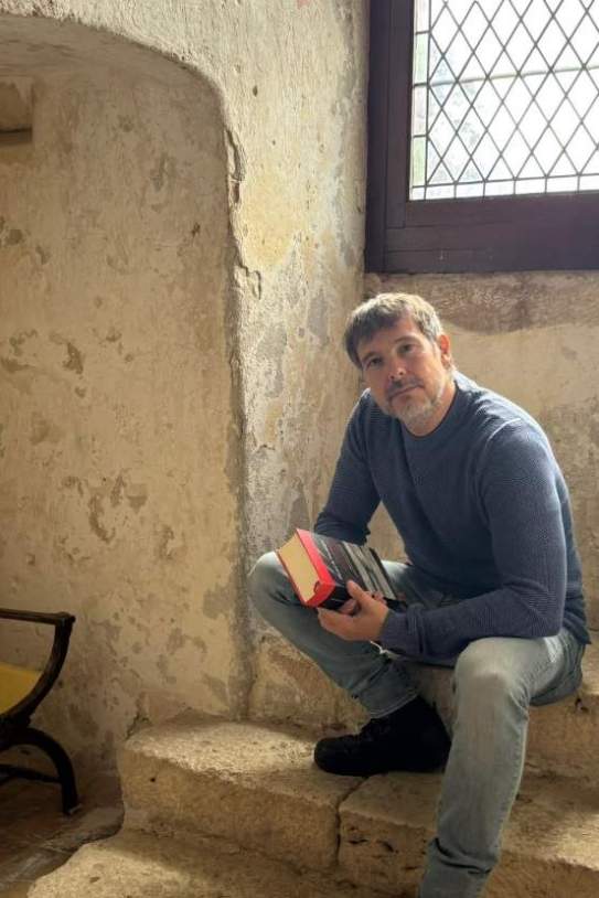 David Janer, en la torre de Montaigne IG