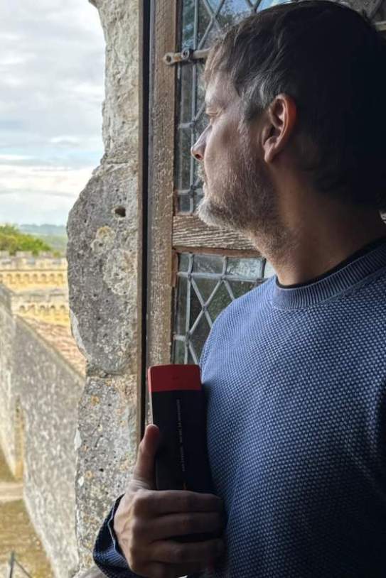 David Janer, en la torre de Montaigne IG2