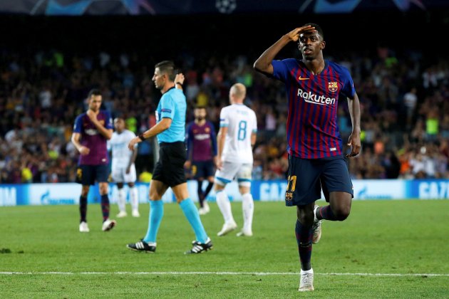 Ousmane Dembélé Barça PSV Champions   EFE