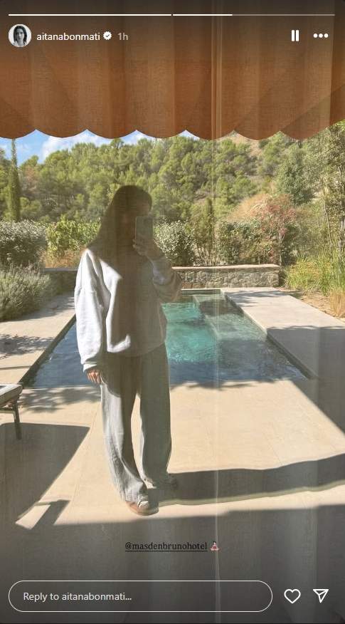 Aitana Bonmatí a l'hotel Mas d'en Bruno   Instagram (1)