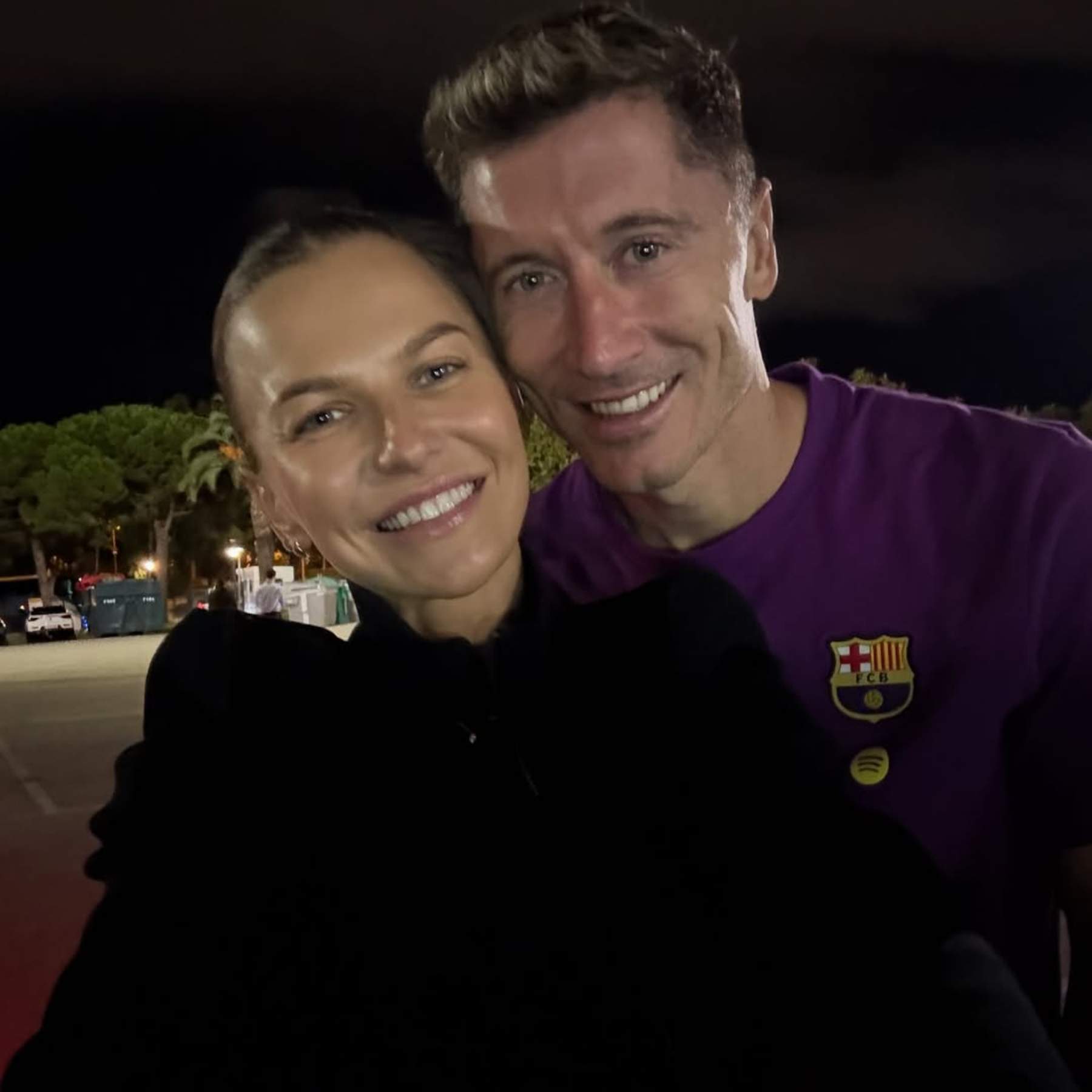 Lewandowski, enamoradísimo de Anna, su pareja: dedicatoria de amor después de un partido