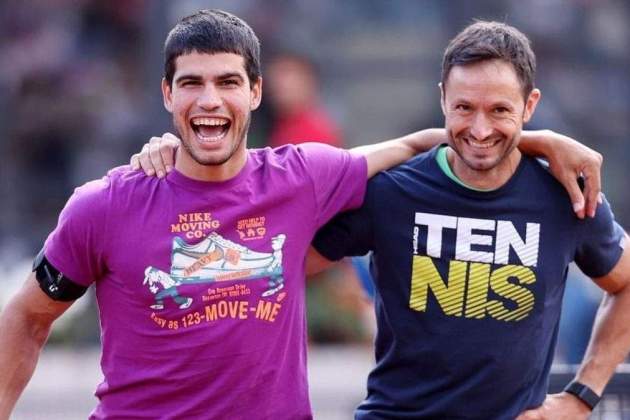 Juanjo Moreno y Carlos Alcaraz