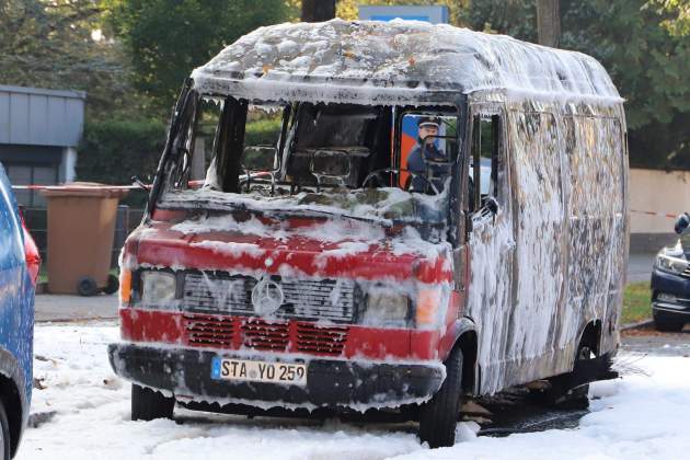 incendi furgoneta cremada alemanya munich efe