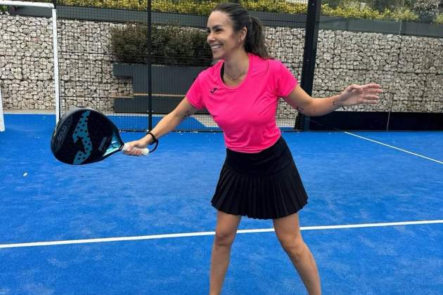 Cristina Pedroche jugant a pàdel Instagram Cristina Pedroche jugant a pàdel Instagram