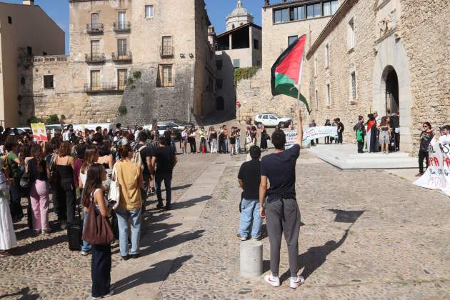 manifestació palestina universitat girona acn manifestació palestina universitat girona acn