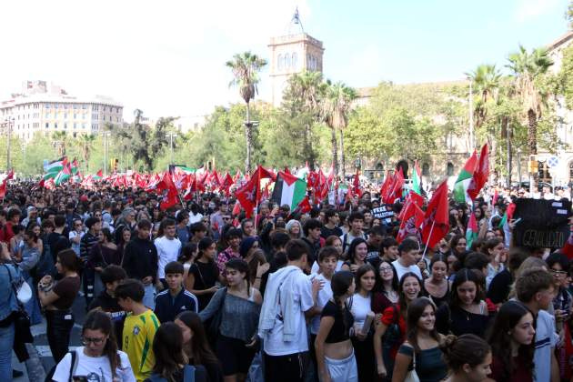 manifestació palestina estudiants barcelona acn manifestació palestina estudiants barcelona acn