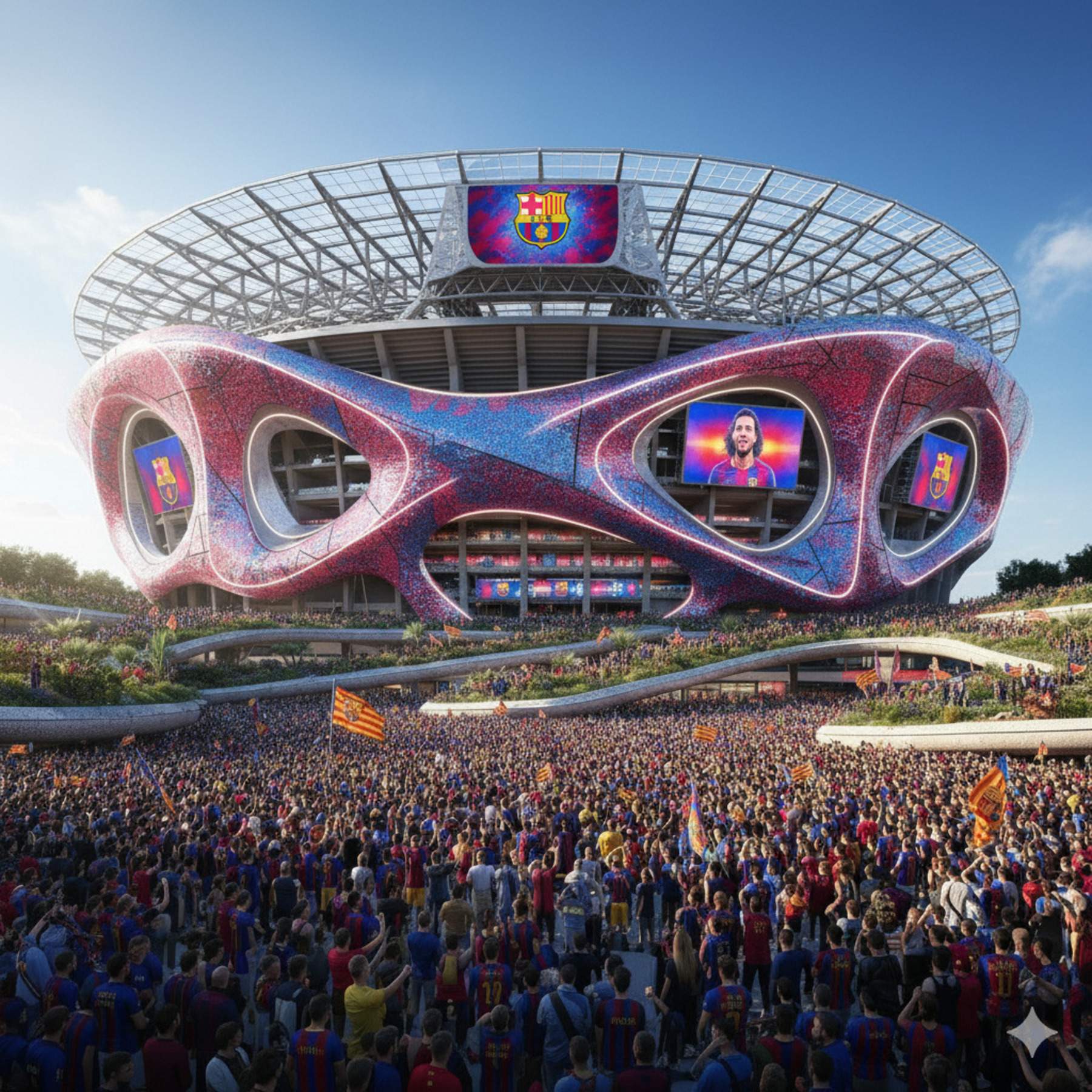 Spotify Camp Nou IA 2066