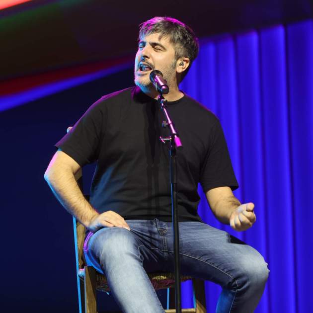 David Muñoz d'Estopa cantant / Gtres