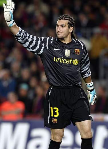 Pinto, amb la samarreta del Barça