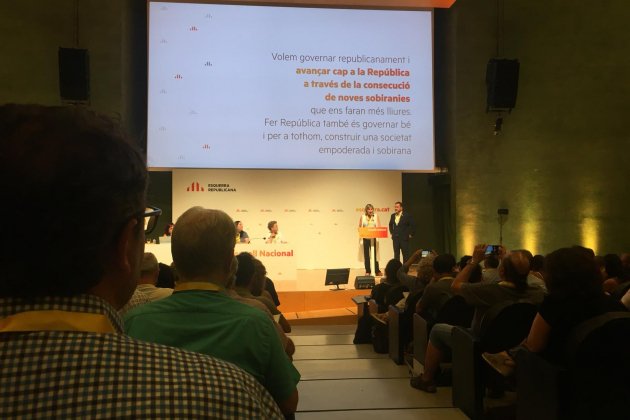 Alba Vergés i Alfred Bosch Consell ERC   Carlota Camps