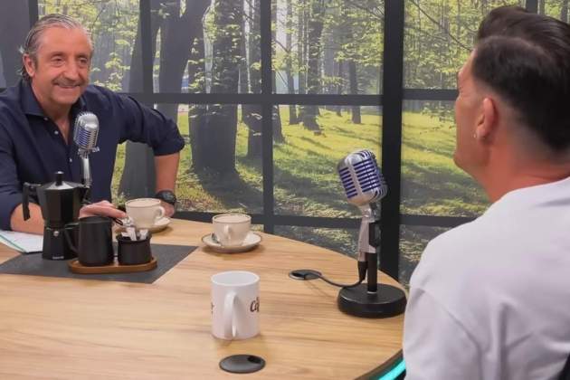 Pinto, amb Josep Pedrerol a 'El cafelito'
