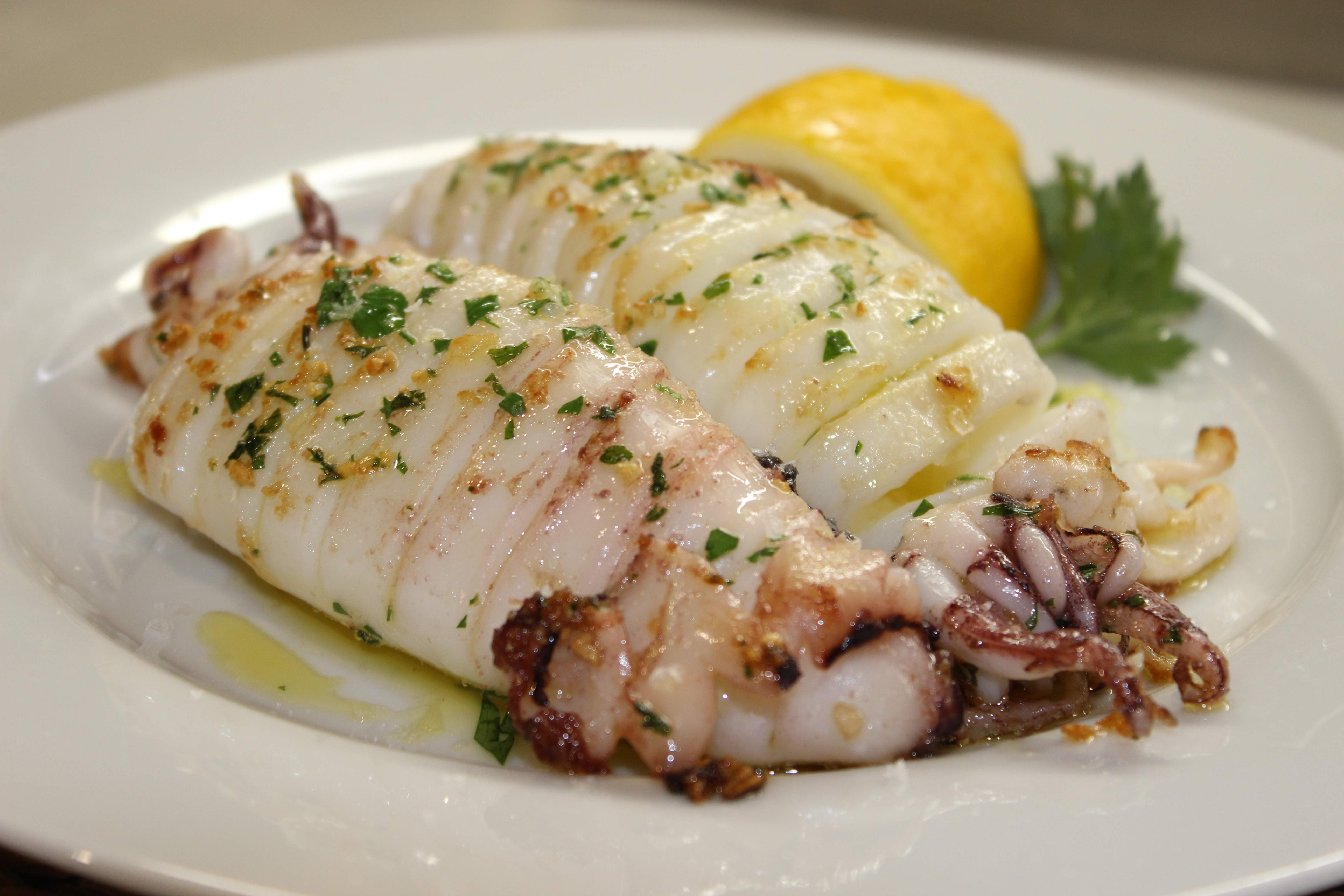 Calamars a la planxa / Foto: Albert Vilas