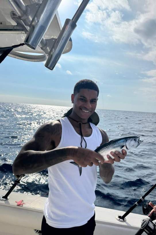 Rashford pescant / Instagram