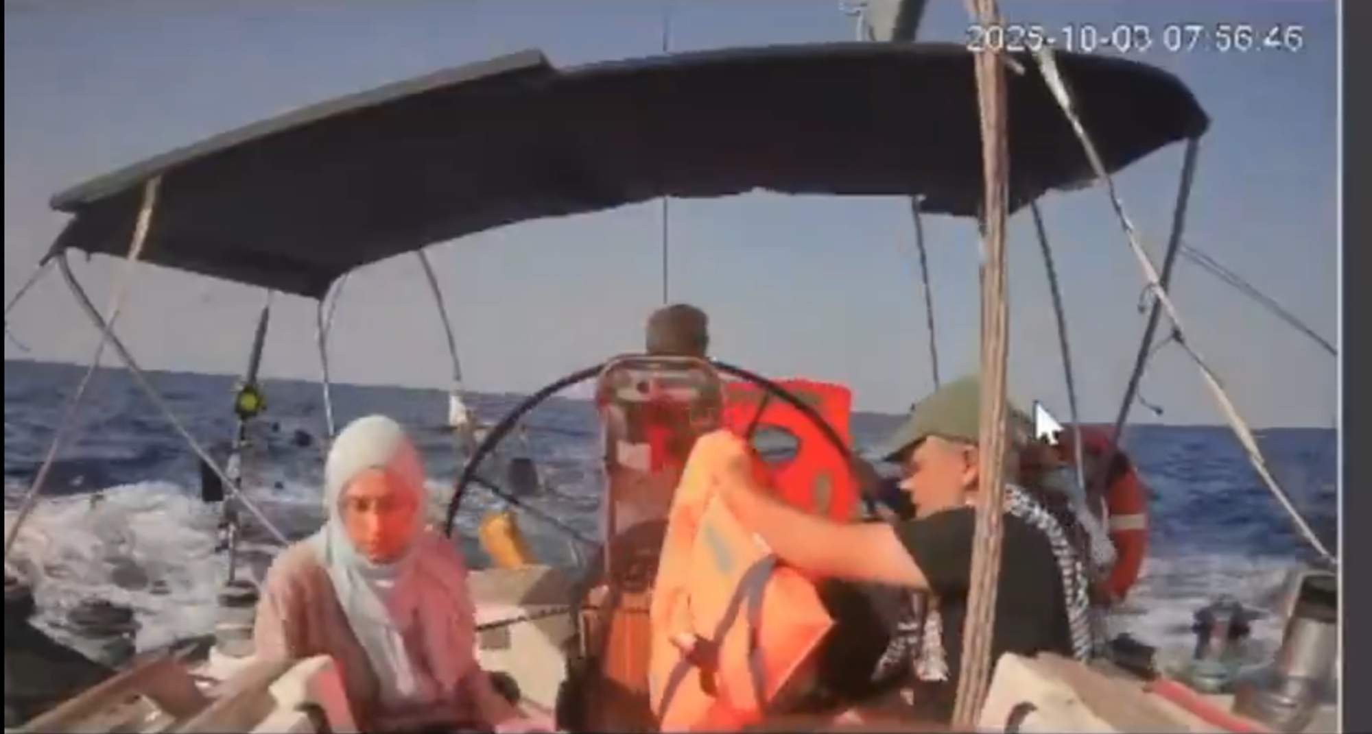 Israel intercepta el Marinette, el último barco que navegaba hacia Gaza de la Flotilla Sumud