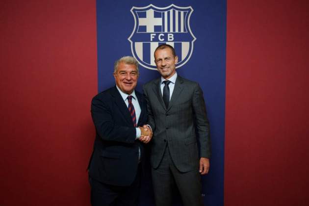 Laporta Ceferin FCB
