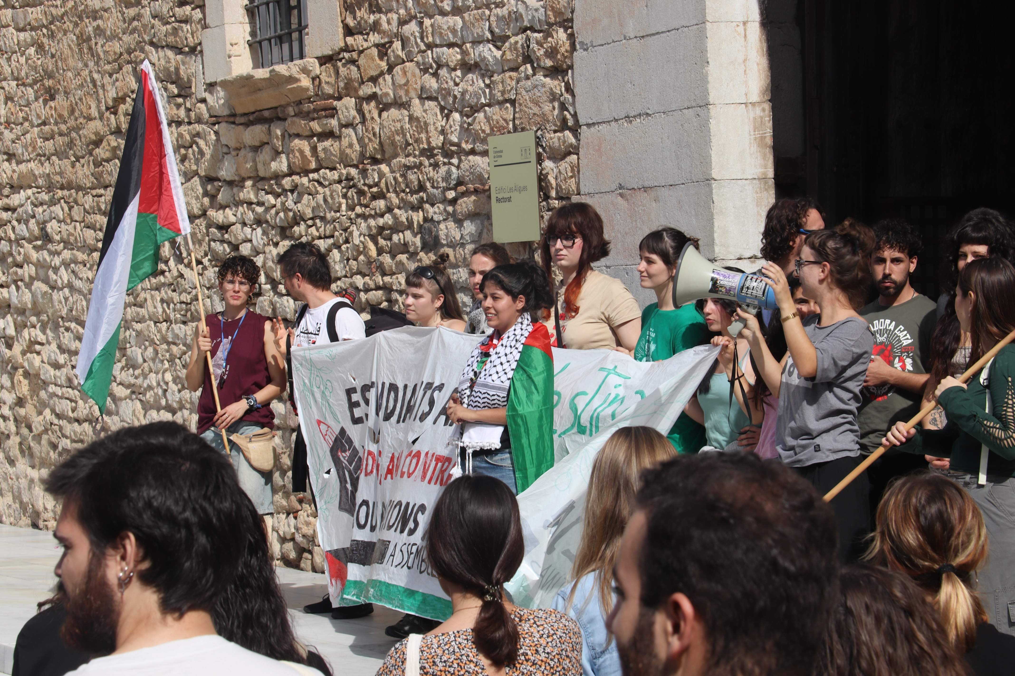 protesta palestina gaza flotilla girona acn