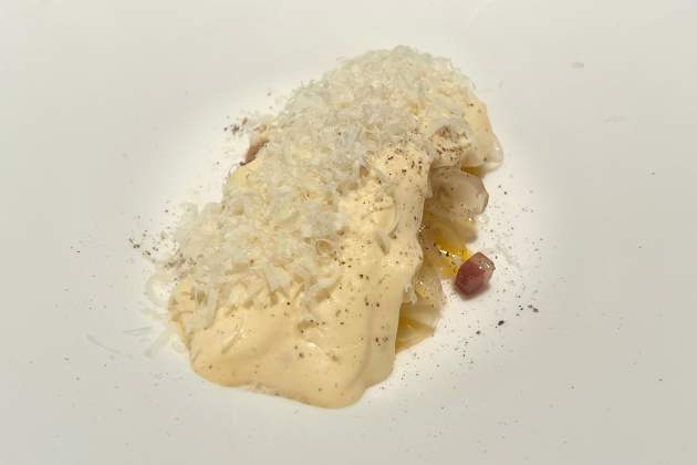 Els nostres macarrons a la carbonara   Disfrutar   Rosa Molinero Trias