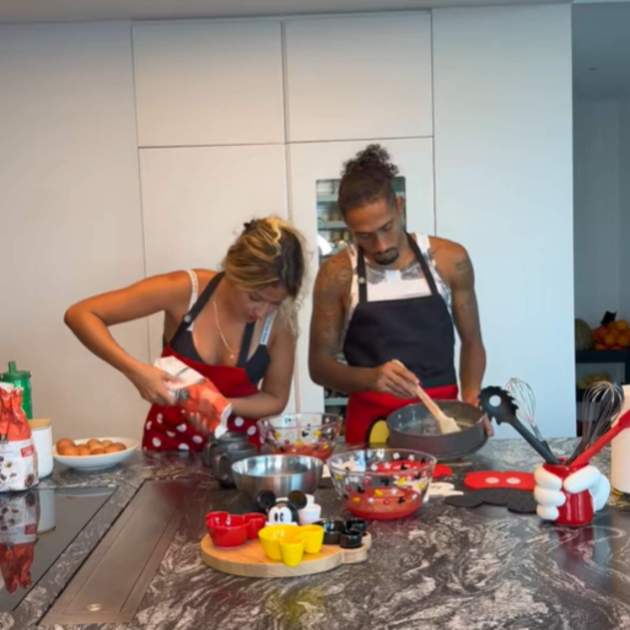 Raphinha cocinando / TikTok