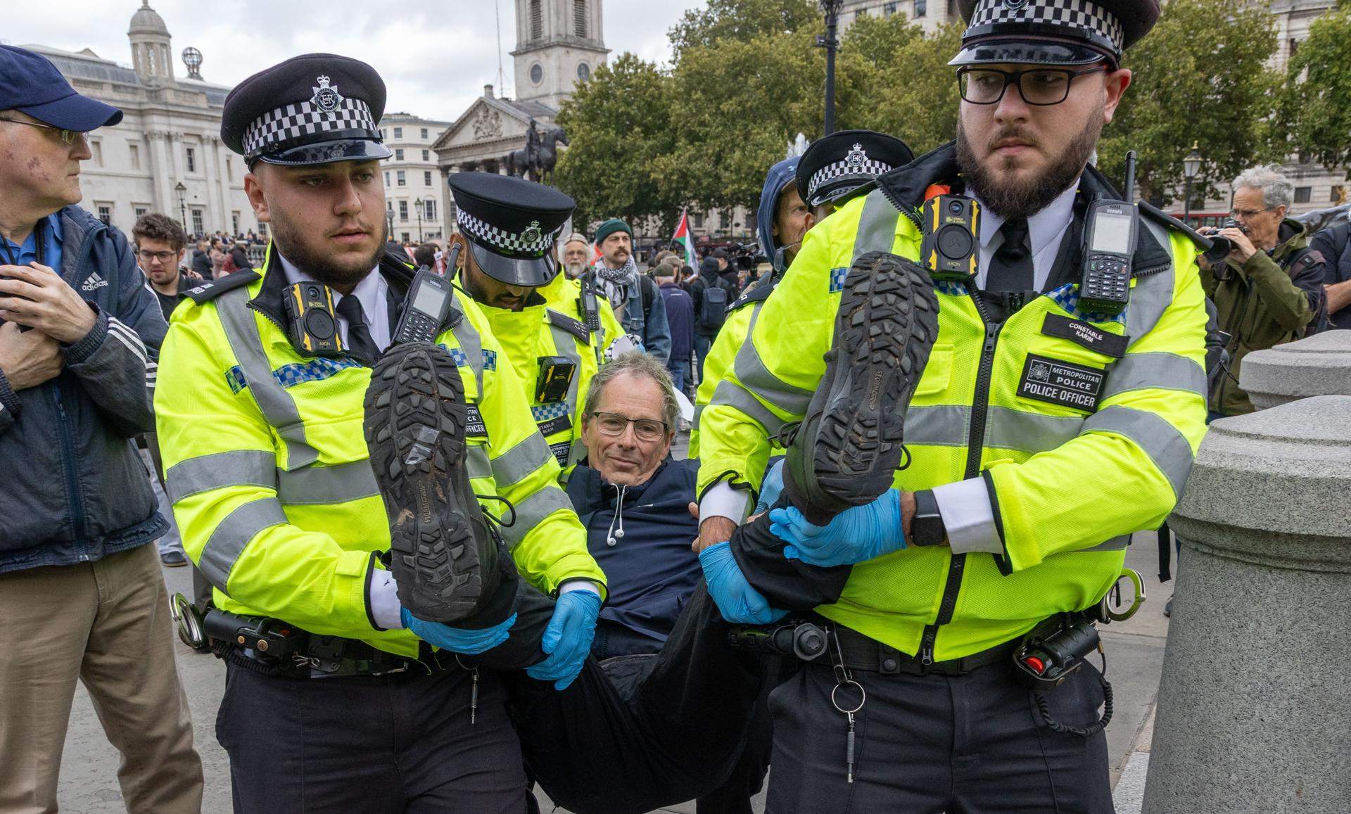 Les protestes pro Palestina omplen els carrers de les capitals europees, amb 442 detencions a Londres