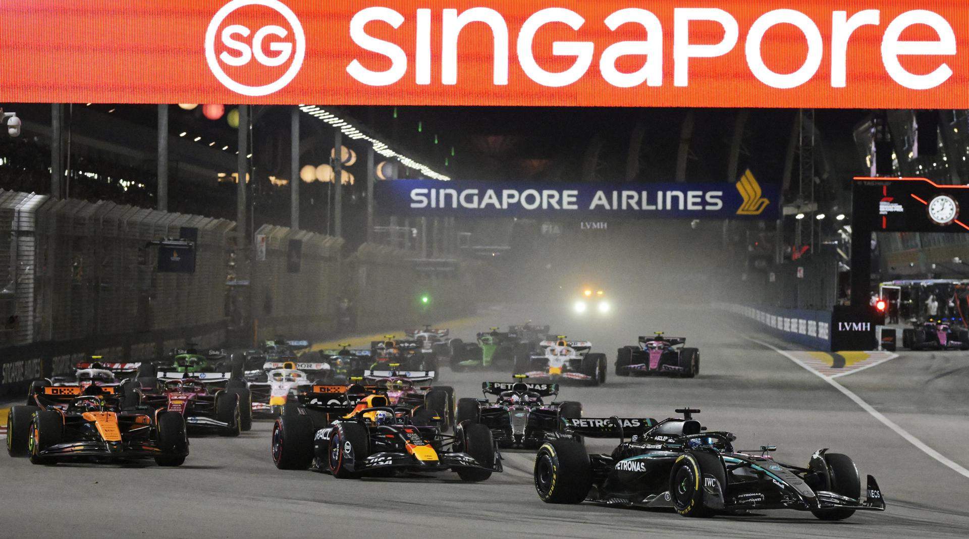 George Russell s'imposa al GP de Singapur i Lando Norris s'acosta encara més a Oscar Piastri