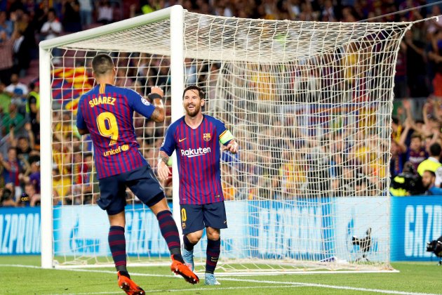 Barça Messi Suárez PSV gol - EFE