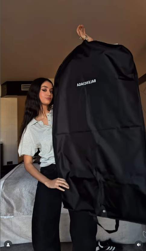 Victoria Federica vestida de Balenciaga Instagram