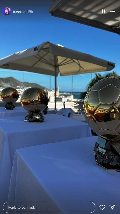 Las Pelotas de Oro expuestas / Instagram