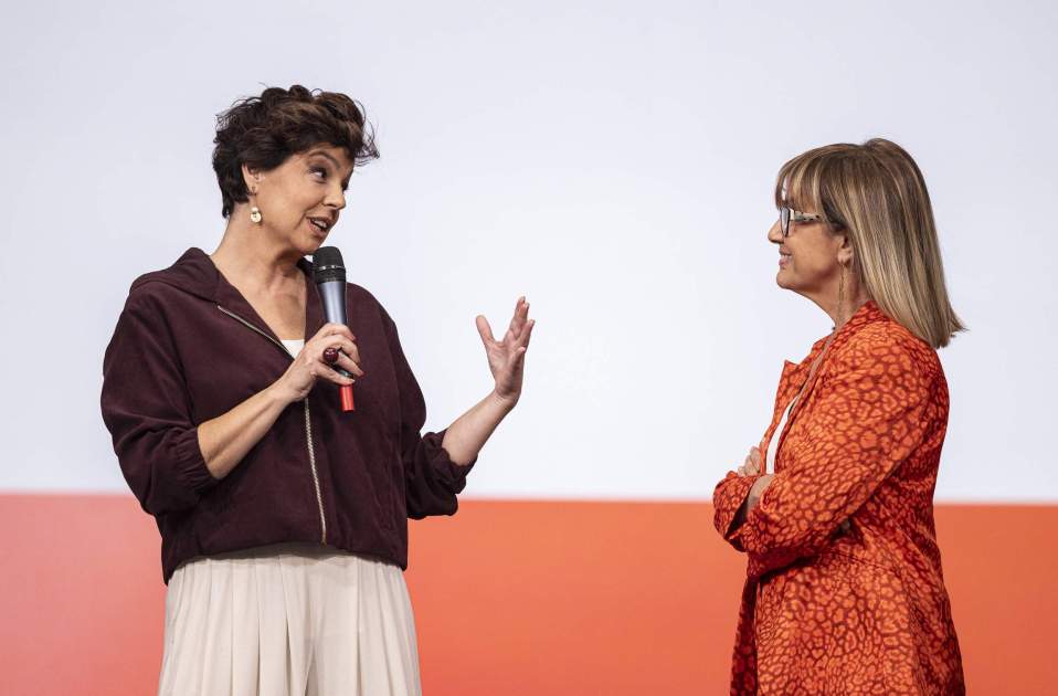 PRESENTACIÓ 2CAT Cristina Villanueva i Gemma Nierga / FOTO: Montse Giralt