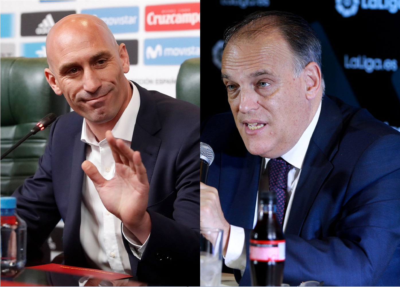 Així ha estat el foc creuat entre Rubiales i Tebas