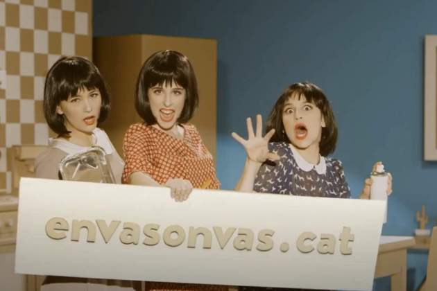 Paula Ribó en la campaña 'Envàs on vas' 