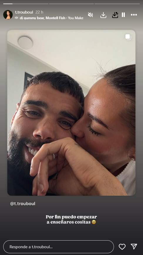 David Raya i Tatiana Troubol IG