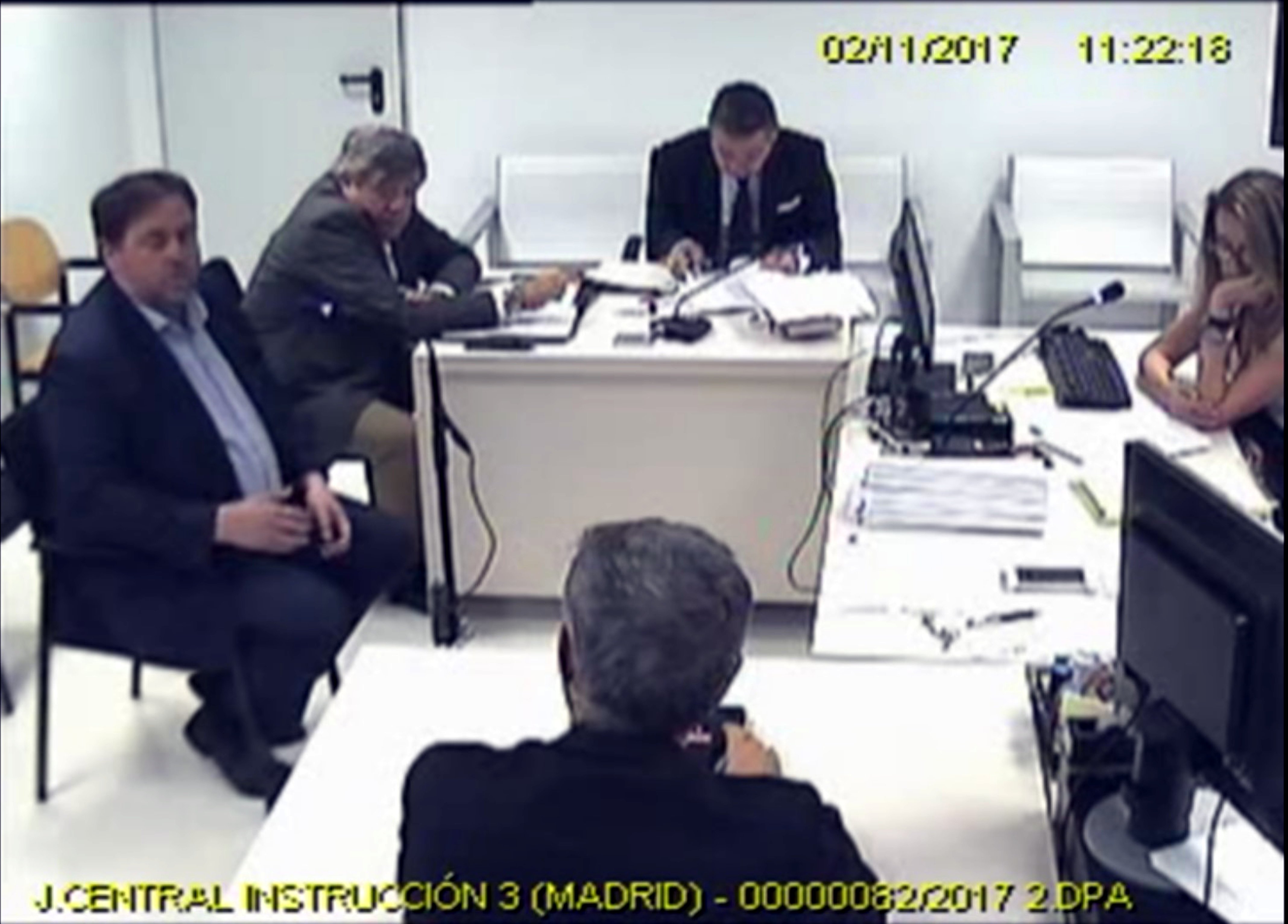 Video: Catalan politicians testifying in court last year before being imprisoned