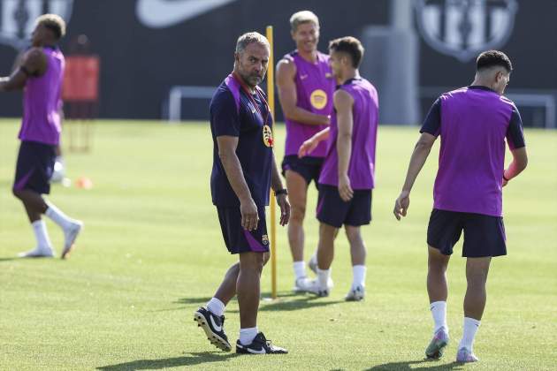 Hansi Flick entrenamiento