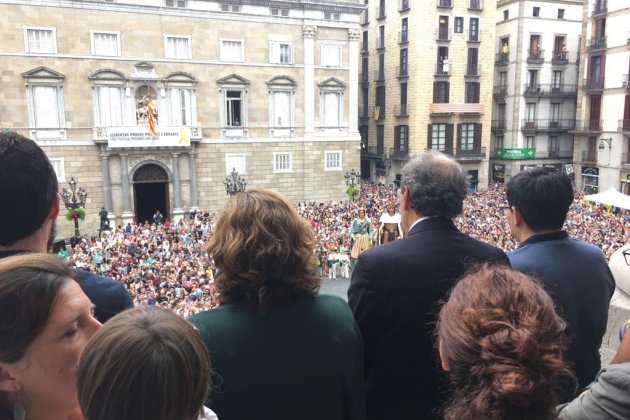 Festividad Mercè balcón Generalitat Gisela Rodríguez