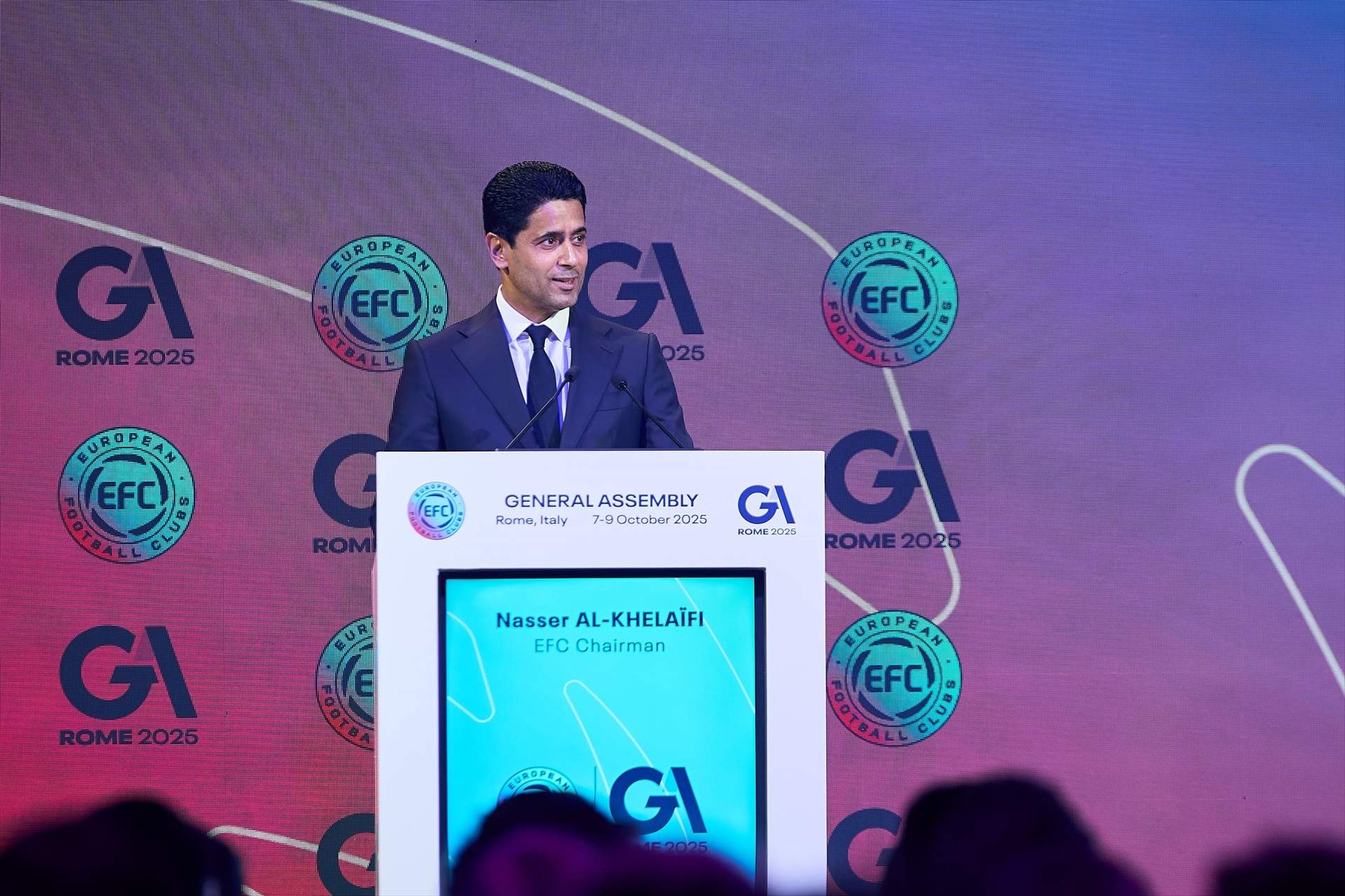 Al-Khelaïfi dona per fet el retorn del Barça a l'EFC: "Benvingut de nou a la família"
