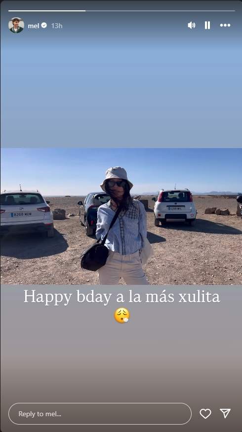 Felicitación de Álvaro Mel a Anna Castillo Instagram Felicitación de Álvaro Mel a Anna Castillo Instagram