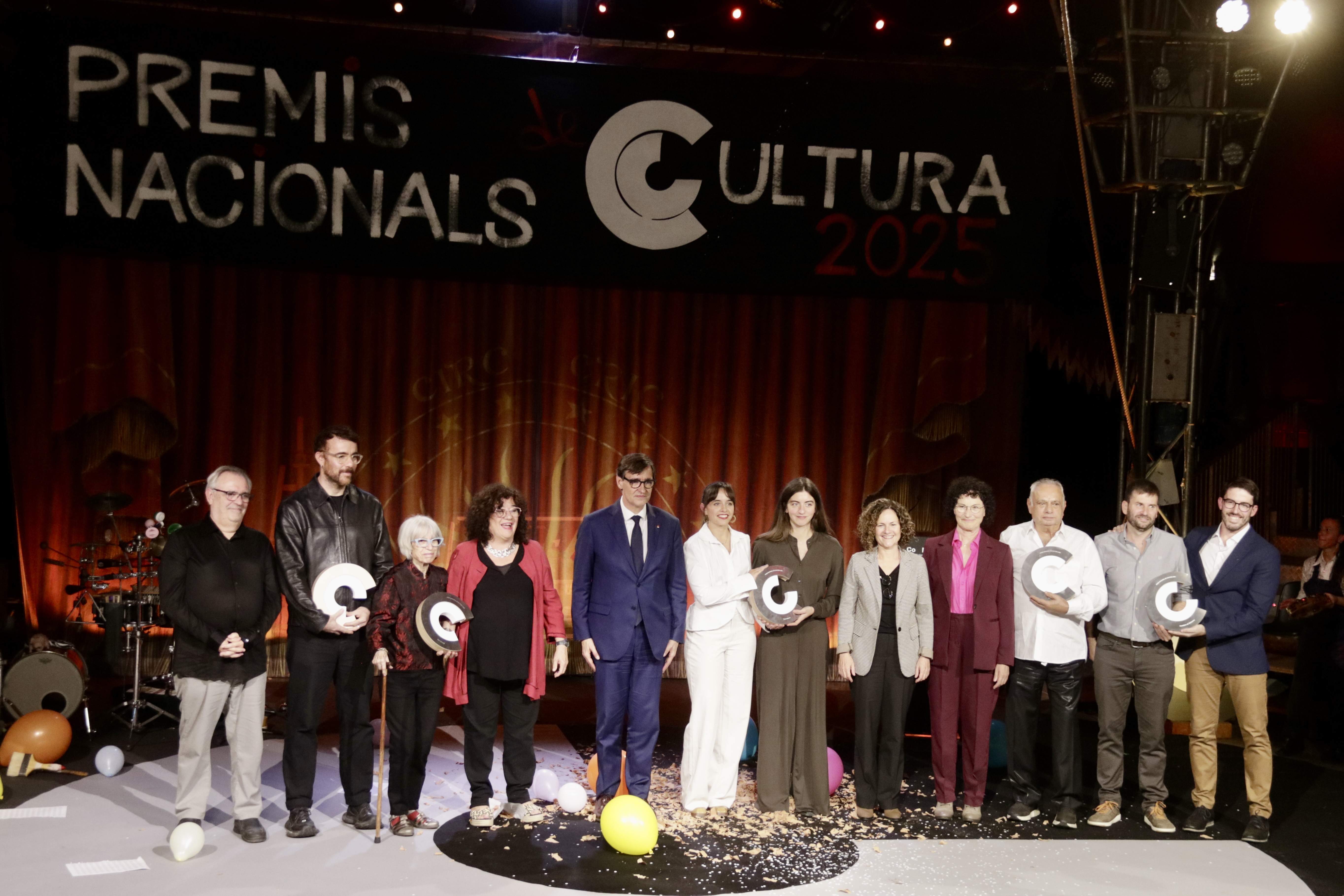 Dagoll Dagom, els Castellers de Vilafranca i Tarta Relena, Premis Nacionals de Cultura 2025
