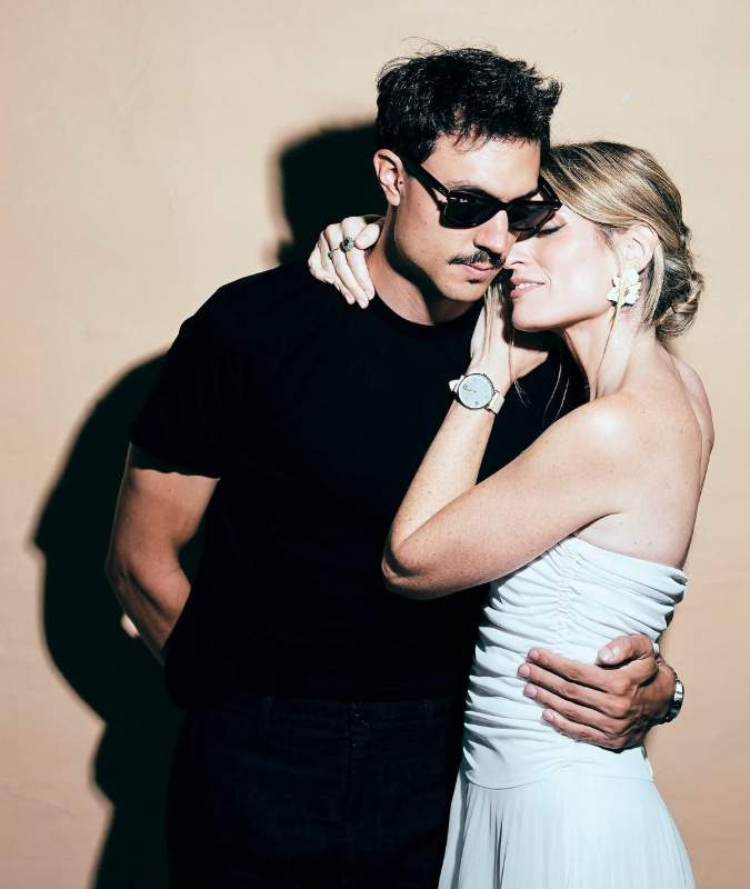 Los novios, foto en el Instagram de los dos Los novios, foto en el Instagram de los dos